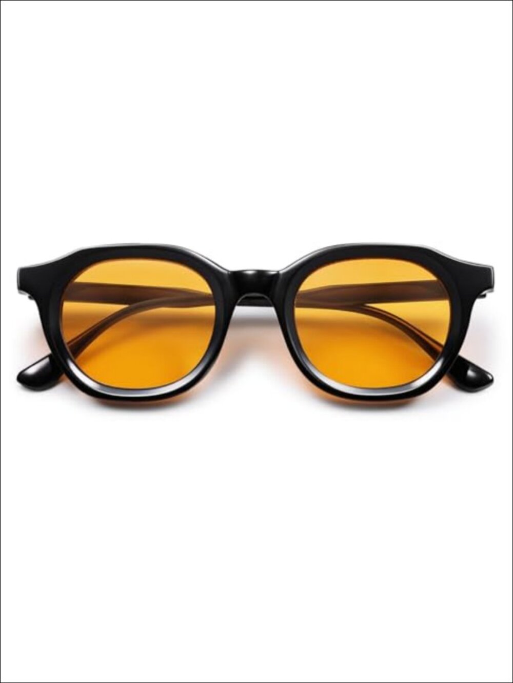 Retro Small Round Sunglasses UV400 Plastic Full Frame Wrap Around Unisex Adult